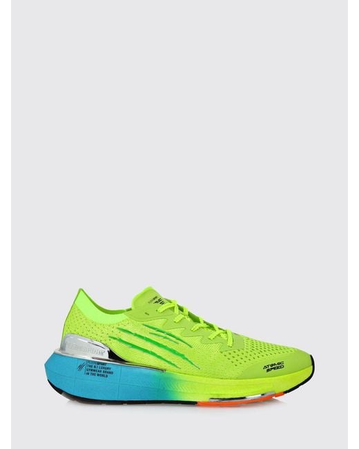 Philipp Plein Green Atomic Speed Crochet Knit Sneakers for men
