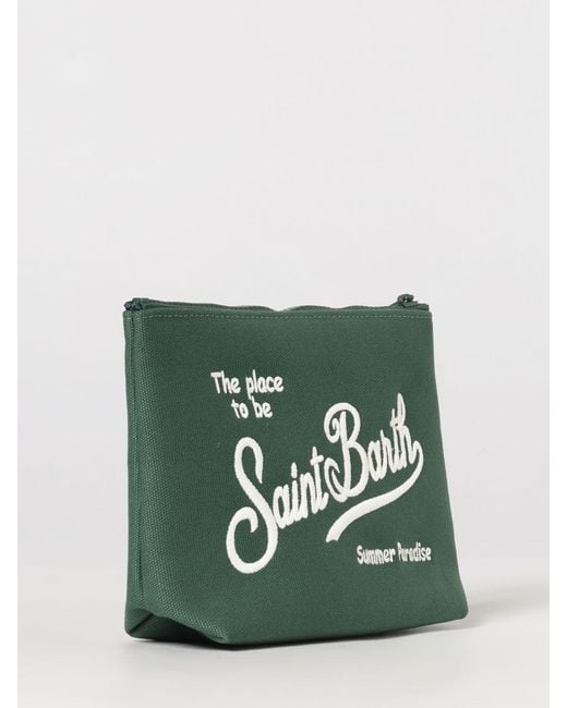Mc2 Saint Barth Green Cotton Blend Aline Pouch for men