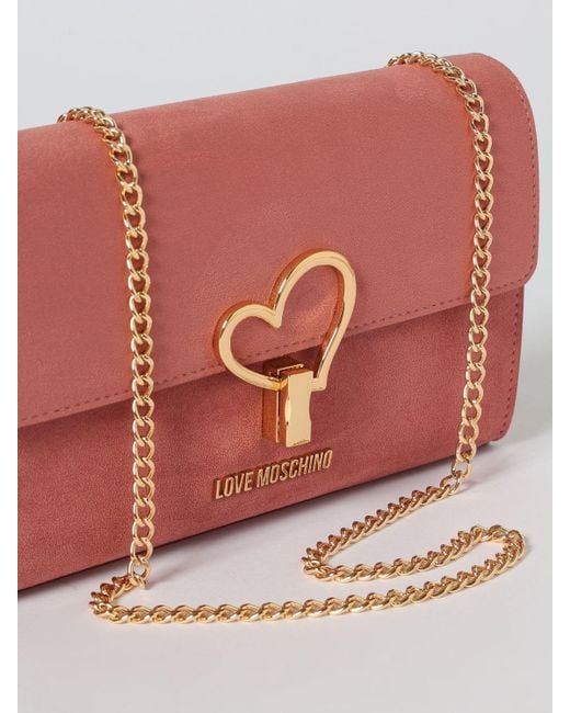 Love Moschino Pink Schultertasche Damen
