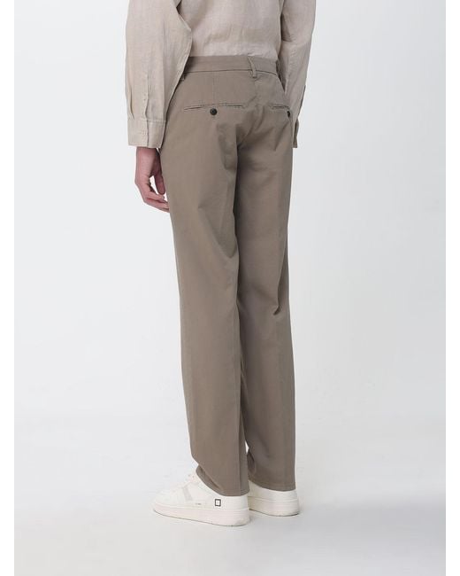 Dondup Natural Slim Fit Cotton Trousers for men