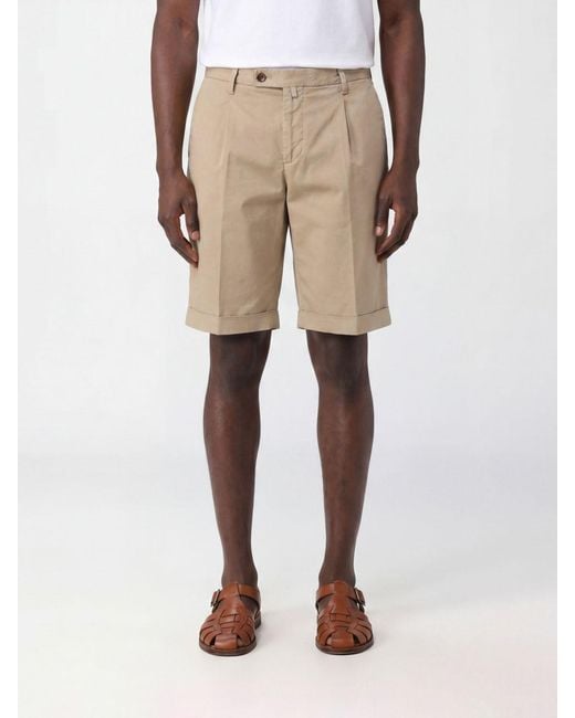 Briglia 1949 Natural Cotton Tailored Shorts for men
