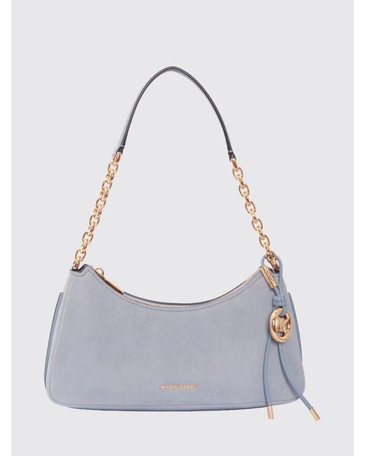 Michael Kors White Nolita Nubuck Bag