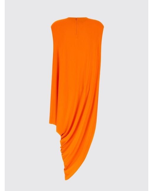 Tom Ford Orange Asymmetric Viscose Top