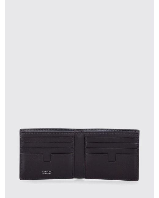 Tom Ford White Crocodile Print Leather Wallet for men