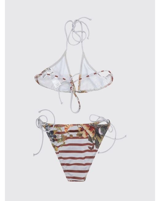 Jean Paul Gaultier Blue Swimsuit