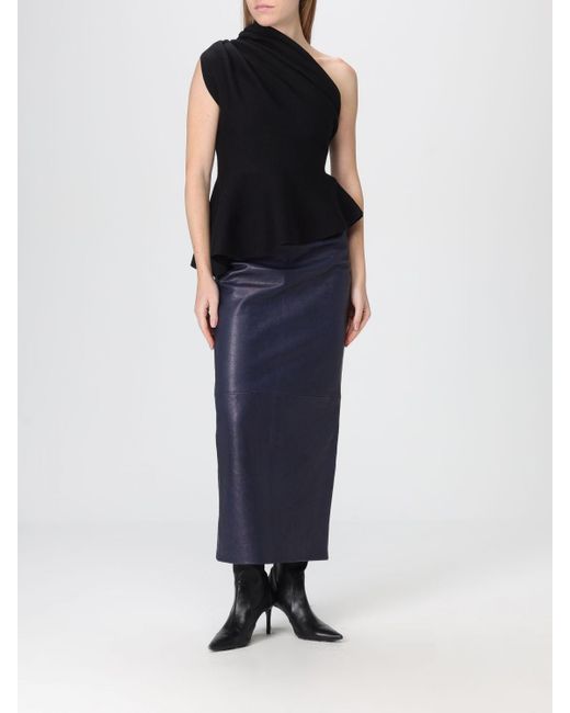 Khaite Blue Skirt