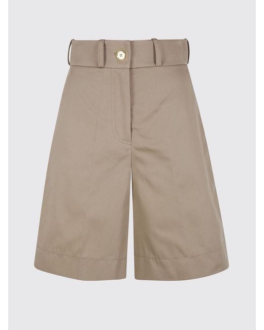 Patou Natural Cotton Shorts