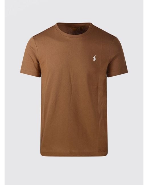 Polo Ralph Lauren Blue Pony Logo Cotton T-Shirt for men