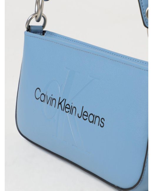 Ck Jeans Blue Shoulder Bag