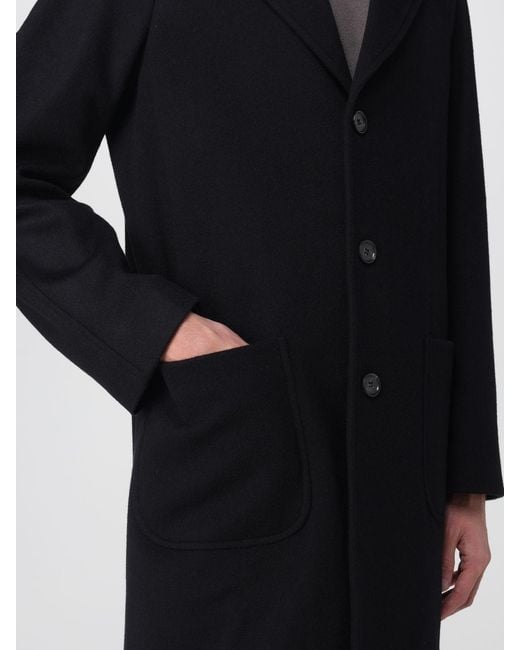 Corneliani Black Coat for men