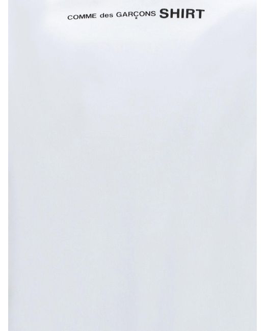 Comme des Garçons White Cotton T-Shirt for men