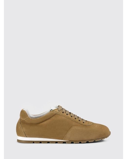 Doucal's Natural Suede Sneakers