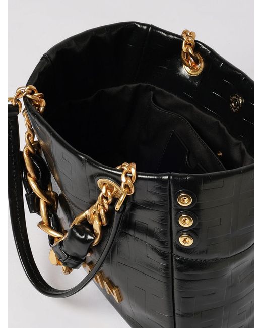 Balmain Black 1945 Soft Small Shopper Bag