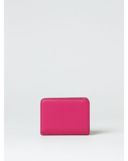 Portafoglio The J in pelle di Marc Jacobs in Pink