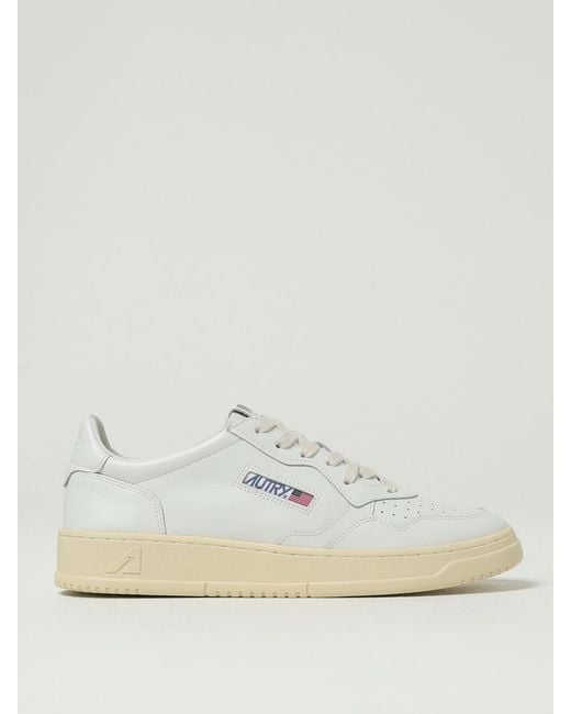Autry Natural Medalist Leather Sneakers for men