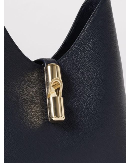Furla Blue Goccia S Shoulder Bag