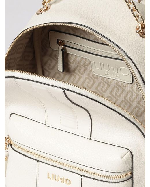 Liu Jo Natural Faux Leather Backpack