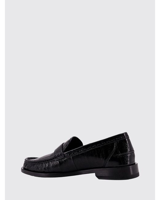 Fendi White Ff Leather Loafers for men