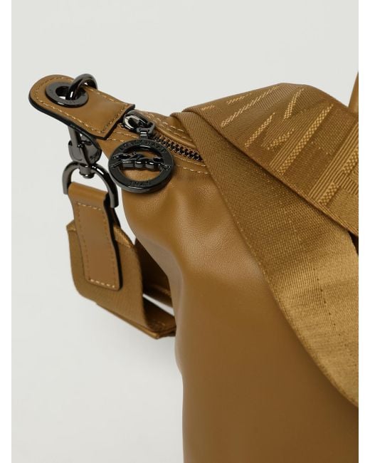 Longchamp Natural Le Pliage Xtra S Leather Bag With Shoulder Strap