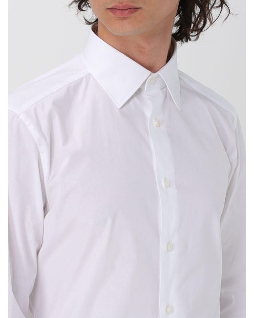 Camisa Zegna de hombre de color White
