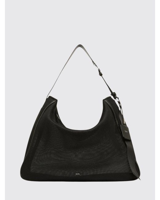 Max Mara Black Mesh Net Bag