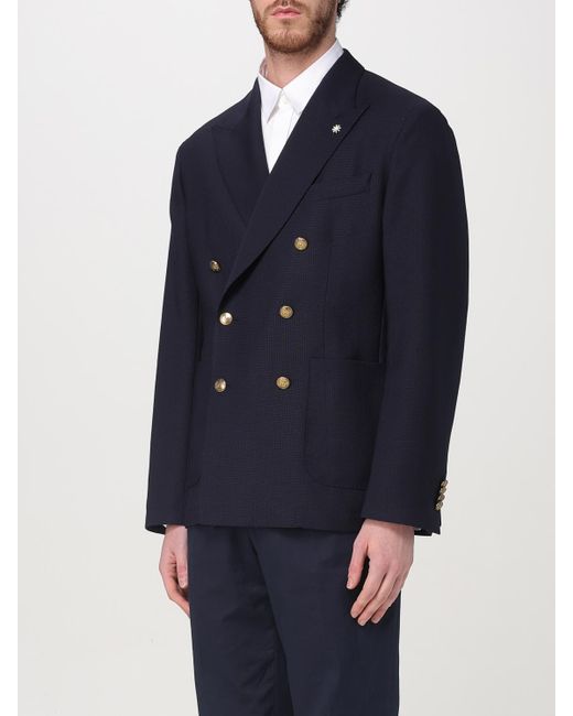 Manuel Ritz Blue Blazer for men