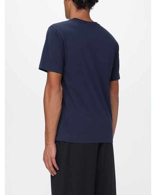 T-Shirt Basic di Dries Van Noten in Blue da Uomo