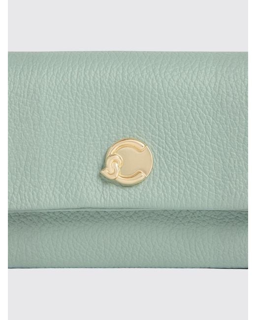 Coccinelle Green C-Me Softy Hammered Leather Bag