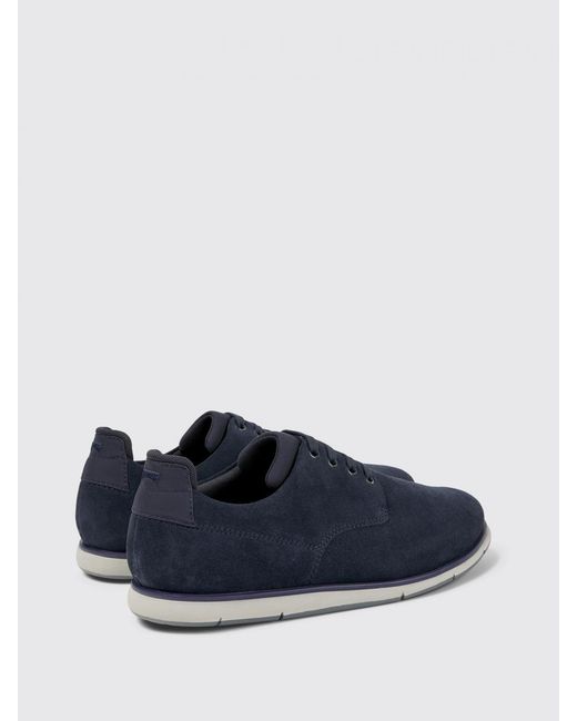 Camper Blue Smith Suede Sneakers for men