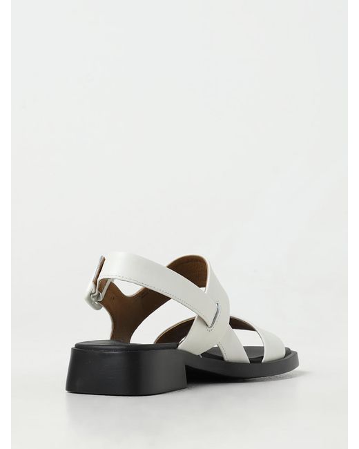 Camper Natural Flat Sandals