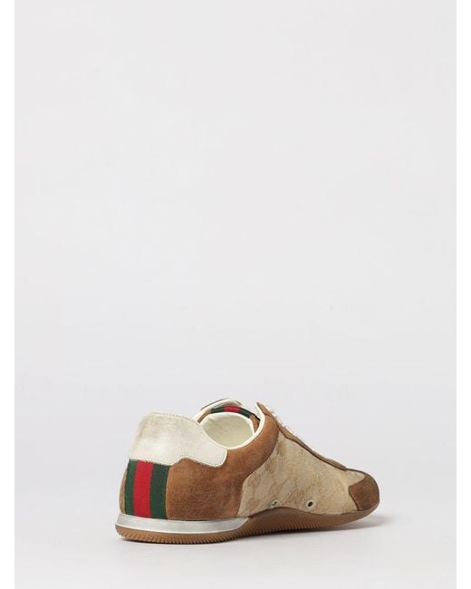Gucci White Shift Sneakers for men
