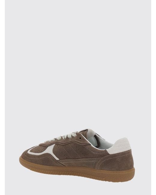 Alohas Brown Tb.490 Color-Block Leather And Suede Sneakers