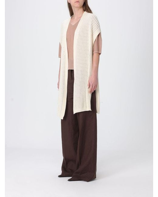 Kangra White Long Wool Robe Cardigan
