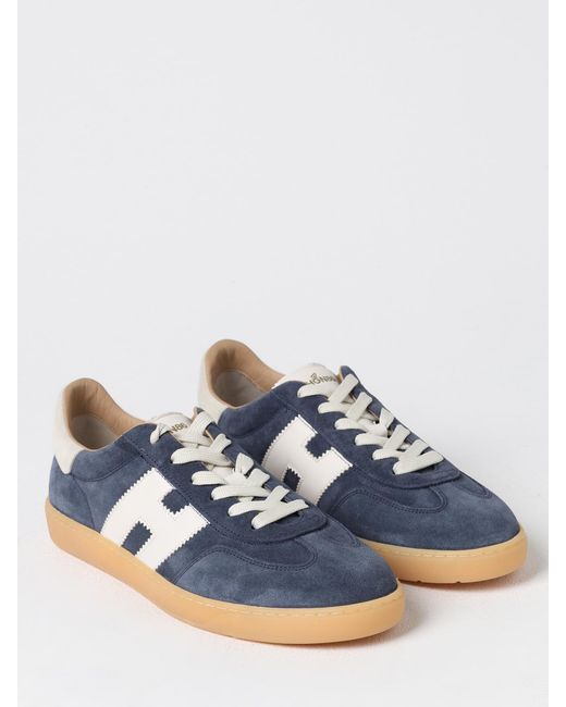 Hogan Blue Hogan Suede Sneakers for men