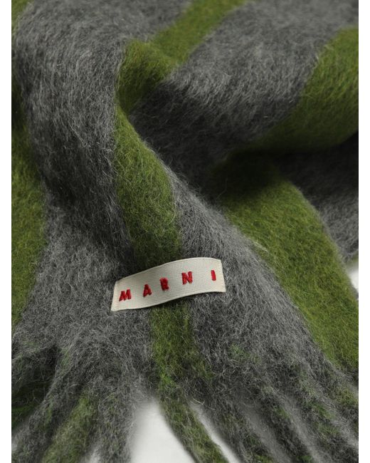 Marni Green Scarf for men