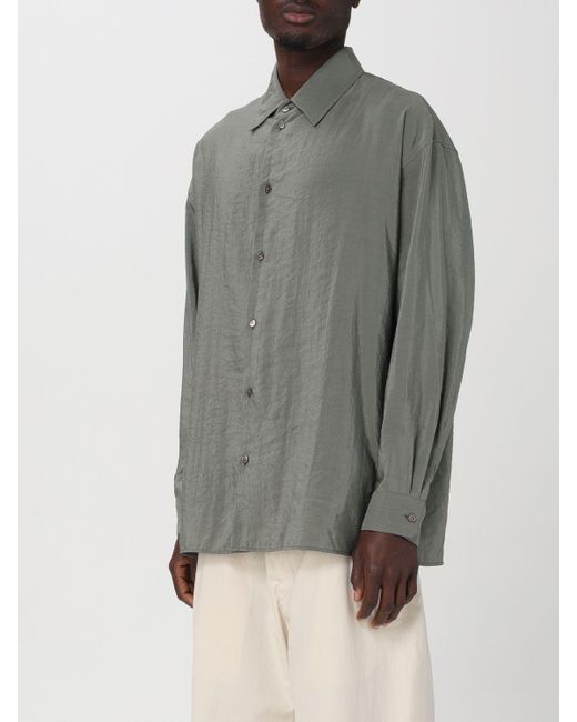 Camisa Lemaire de hombre de color Gray