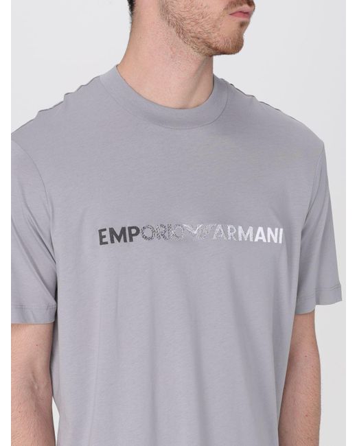 Emporio Armani Gray T-shirt for men