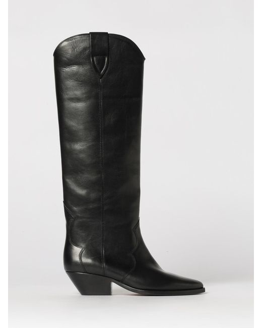 Isabel Marant Black Denvee Leather Boot