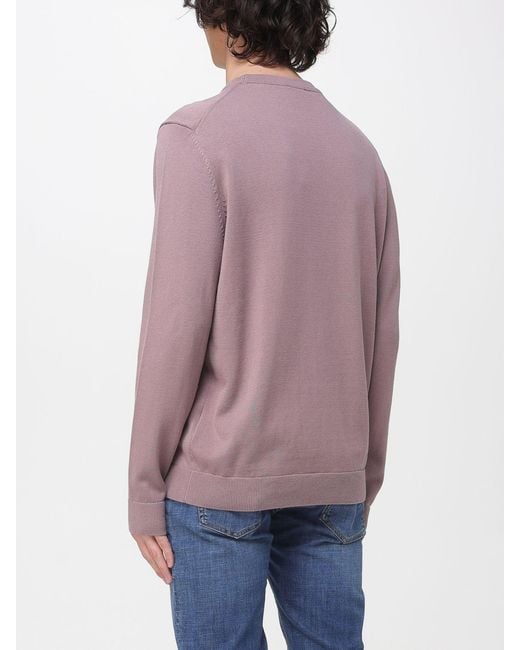 HUGO Purple Cotton Knit for men