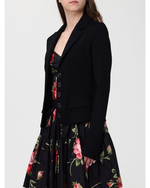Dolce & Gabbana Black Dolce &Amp Gabbana Single Breasted Blazer