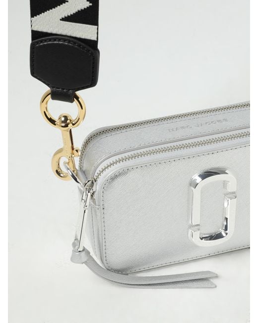 Marc Jacobs White Nylon Shoulder Bag With Logo