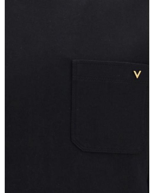 Valentino Blue Vlogo Cotton Blend Crewneck Sweatshirt for men