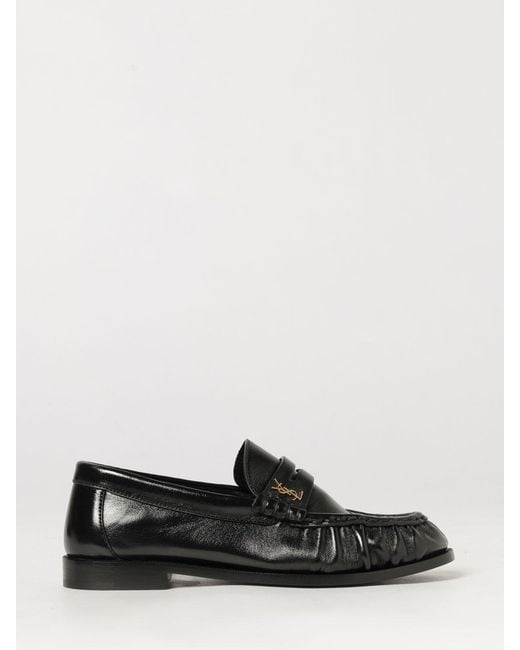 Saint Laurent White Le Loafer Penny Loafers