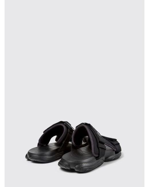 Camper Black Karst Recycled Fabric Sandal for men