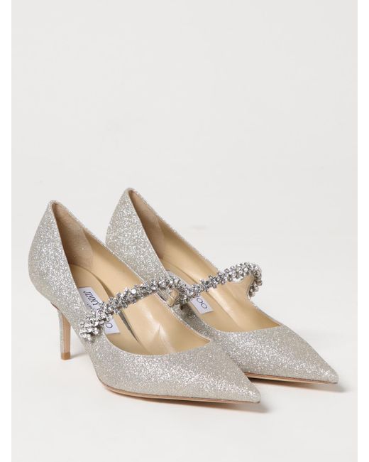 Jimmy Choo White High Heel Shoes