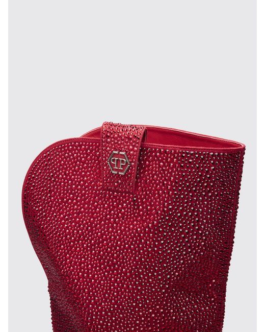 Philipp Plein Red Boots