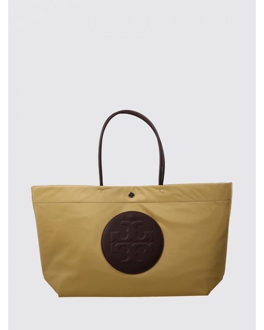 Tory Burch Natural Ella Twist Recycled Nylon Bag