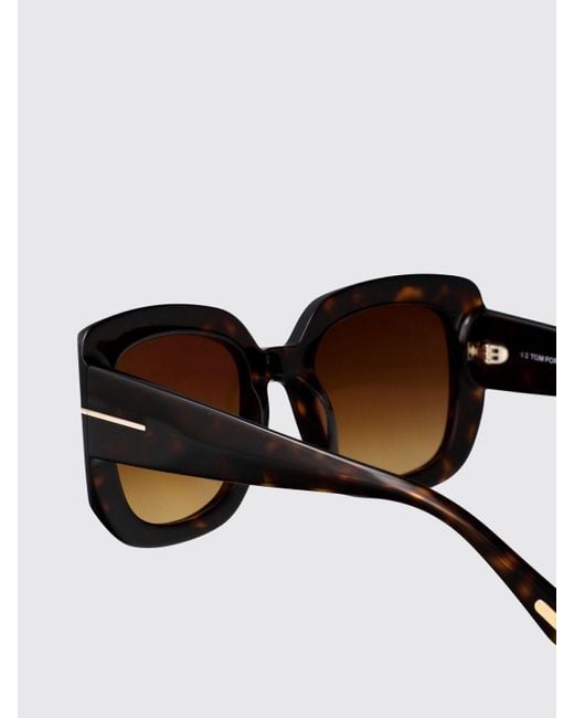 Tom Ford Brown Ft1220 Carla Acetate Sunglasses