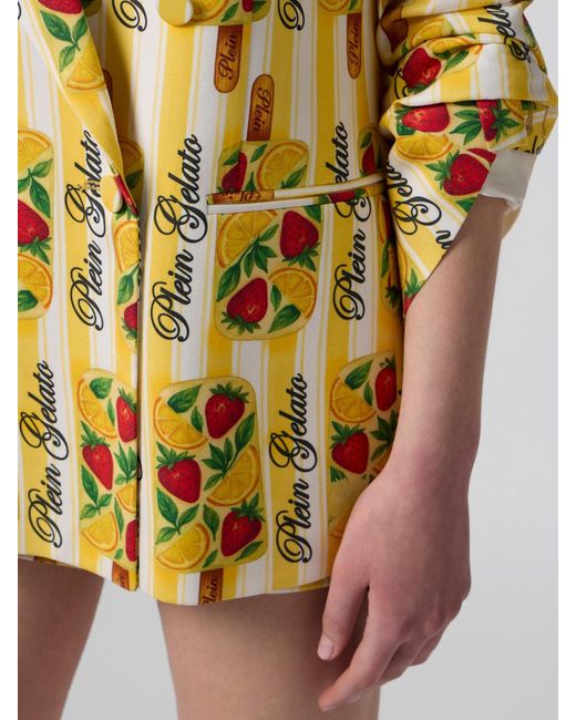 Philipp Plein Yellow Blazer