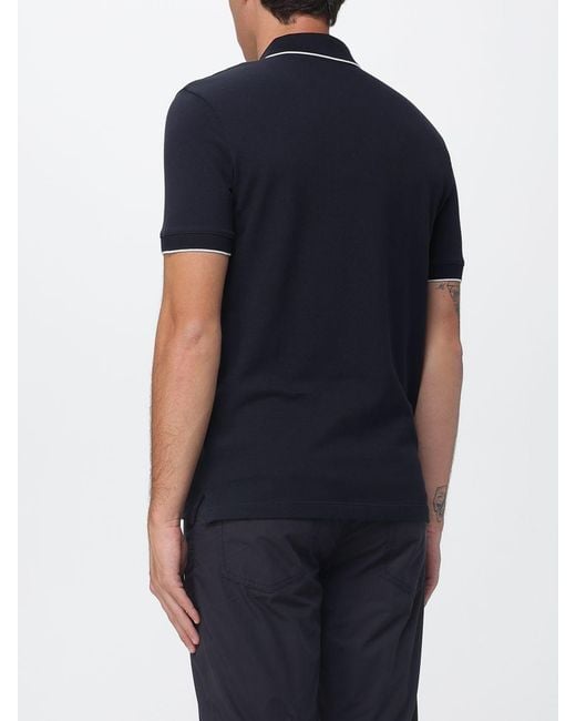 ARMANI EXCHANGE Blue Polo Shirt for men